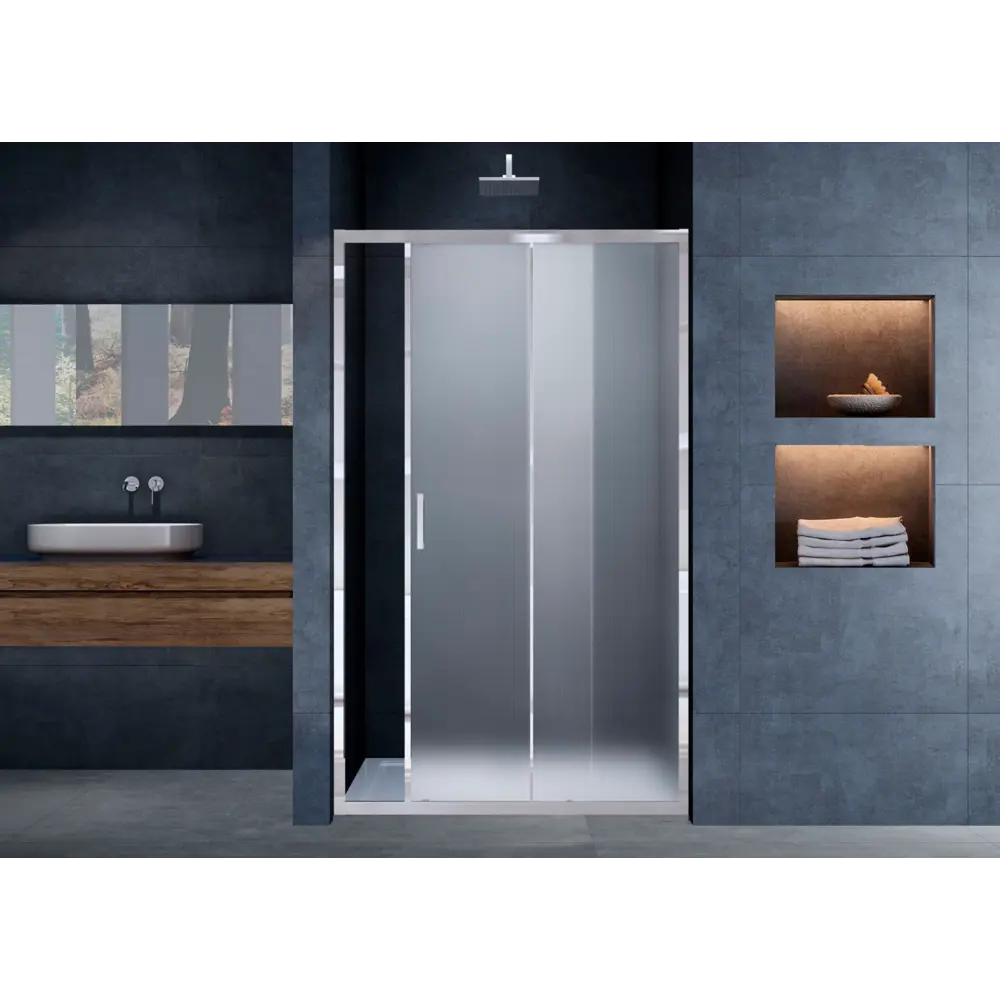 Фото 2 Душевая дверь Vincea Alpha VDS-3AL150MT 150 см цвет профиля серебристый блеск Фото 2 Душевая дверь Vincea Alpha VDS-3AL150MT 150 см цвет профиля серебристый блеск