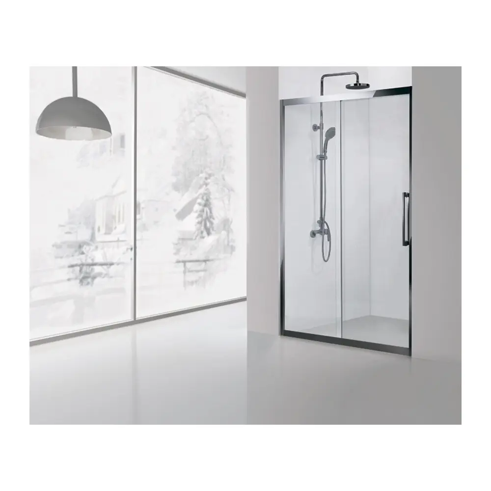 Фото 2 Душевая дверь Aquanet Delta NPE6121 150 см цвет профиля серебристый блеск стекло прозрачное Фото 2 Душевая дверь Aquanet Delta NPE6121 150 см цвет профиля серебристый блеск стекло прозрачное