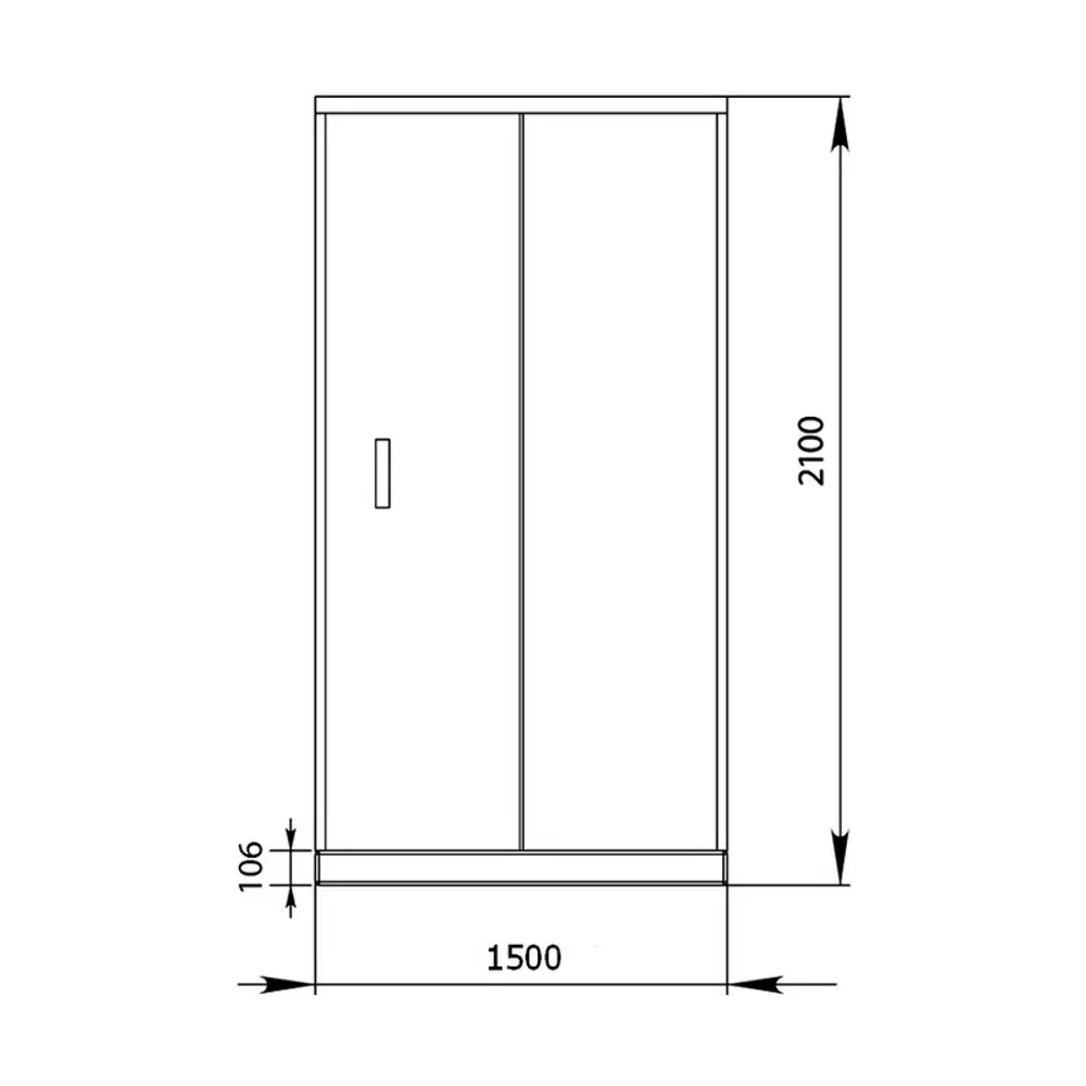 Фото 4 Душевая дверь Aquanet Alfa 150-12 цвет профиля серебристый блеск стекло прозрачное Фото 4 Душевая дверь Aquanet Alfa 150-12 цвет профиля серебристый блеск стекло прозрачное