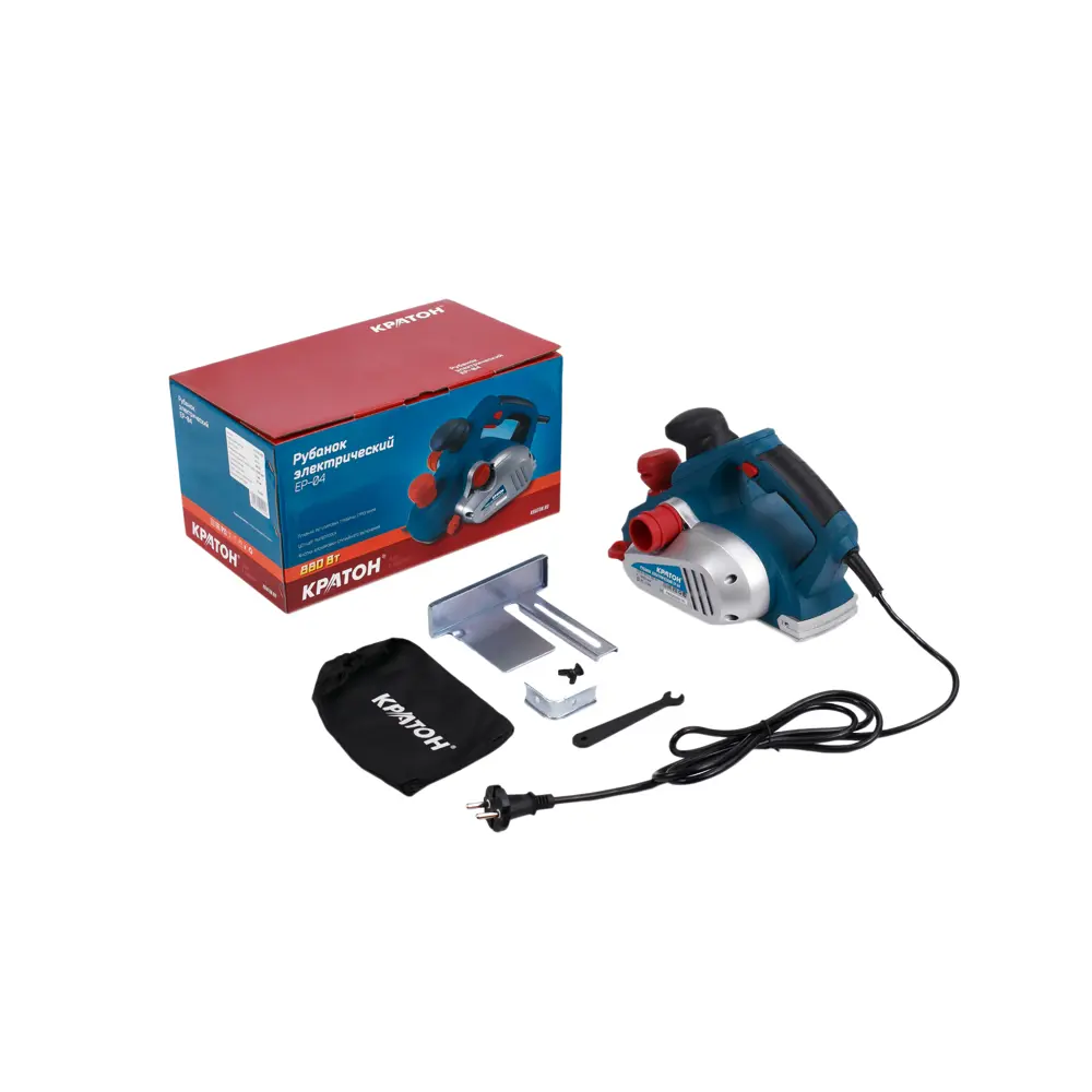 Фото 2 Рубанок Кратон EP-04, 880 Вт, 82 мм