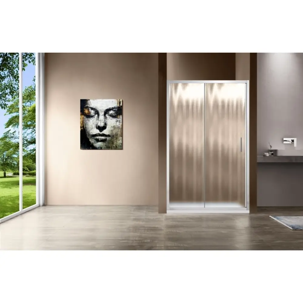 Фото 2 Душевая дверь Vincea Garda VDS-1G100CH 100x190 цвет профиля серебристый блеск