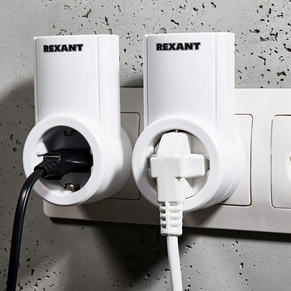 Фото 3 Розетка с дистанционным управлением Rexant цвет белый Фото 3 Розетка с дистанционным управлением Rexant цвет белый