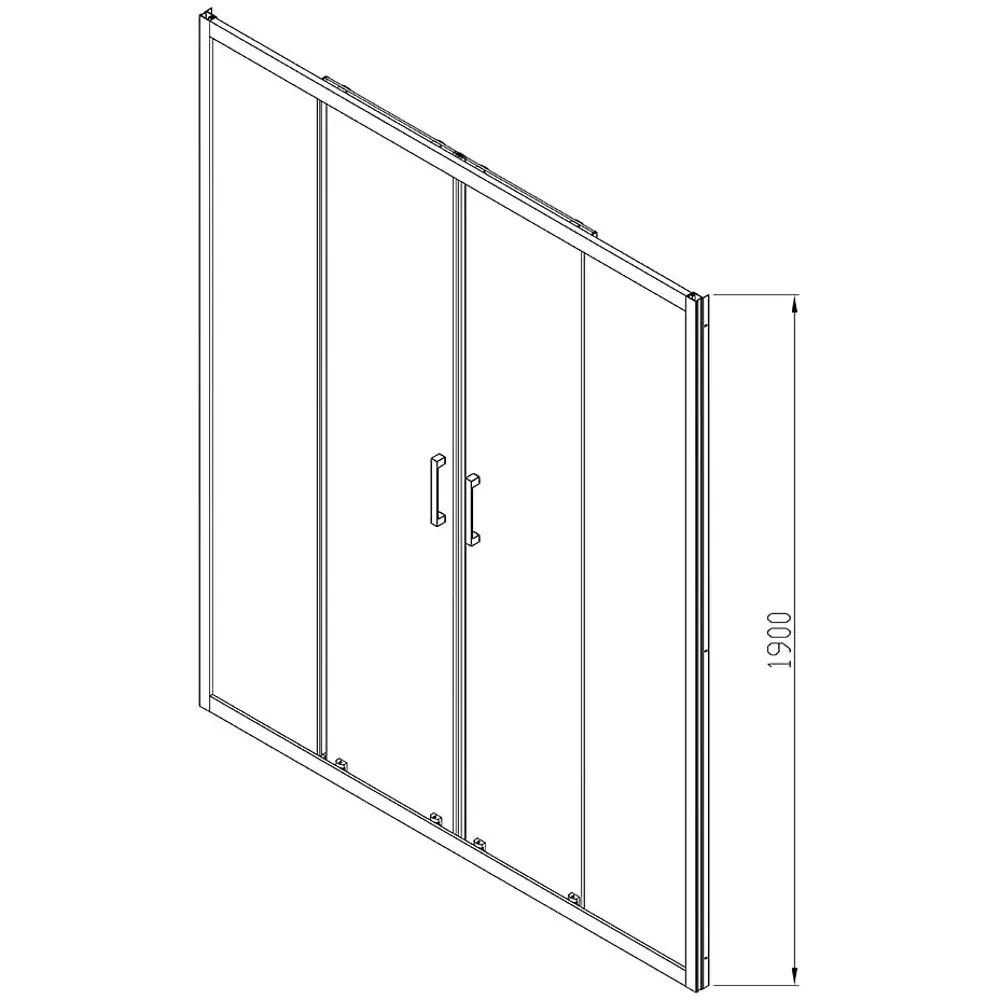 Фото 9 Душевая дверь Vincea Alpha VDS-3AL2170CL 170 см цвет профиля серебристый блеск стекло прозрачное Фото 9 Душевая дверь Vincea Alpha VDS-3AL2170CL 170 см цвет профиля серебристый блеск стекло прозрачное