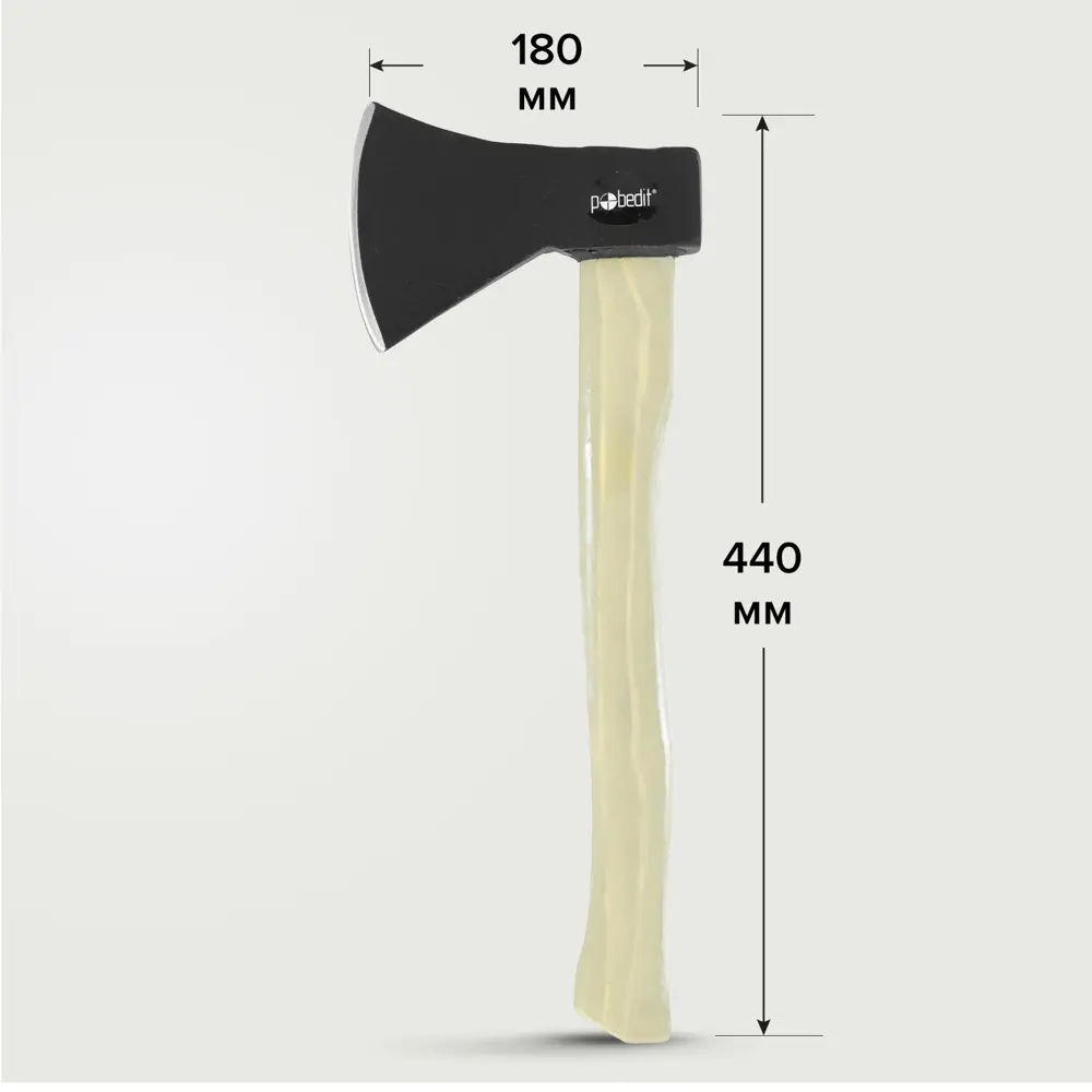 Фото Топор Pobedit 2544010 1 кг рукоятка дерево 430 см Фото Топор Pobedit 2544010 1 кг рукоятка дерево 430 см