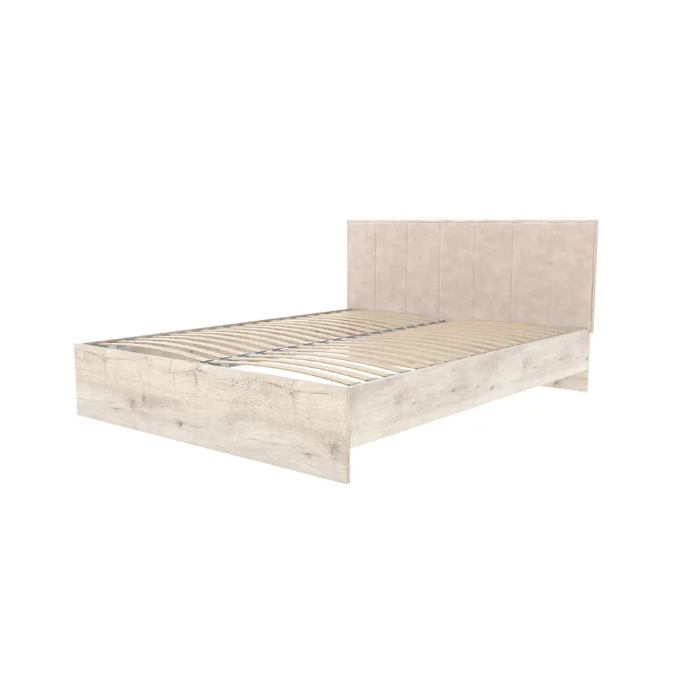 Фото 2 Кровать Ваш день Ева 200x140 см цвет коричневый/бежевый Фото 2 Кровать Ваш день Ева 200x140 см цвет коричневый/бежевый