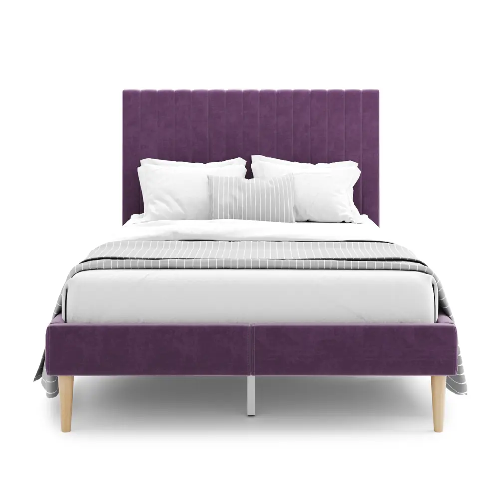 Фото 2 Кровать Monofix Амма 120x200 см цвет фиолетовый Фото 2 Кровать Monofix Амма 120x200 см цвет фиолетовый
