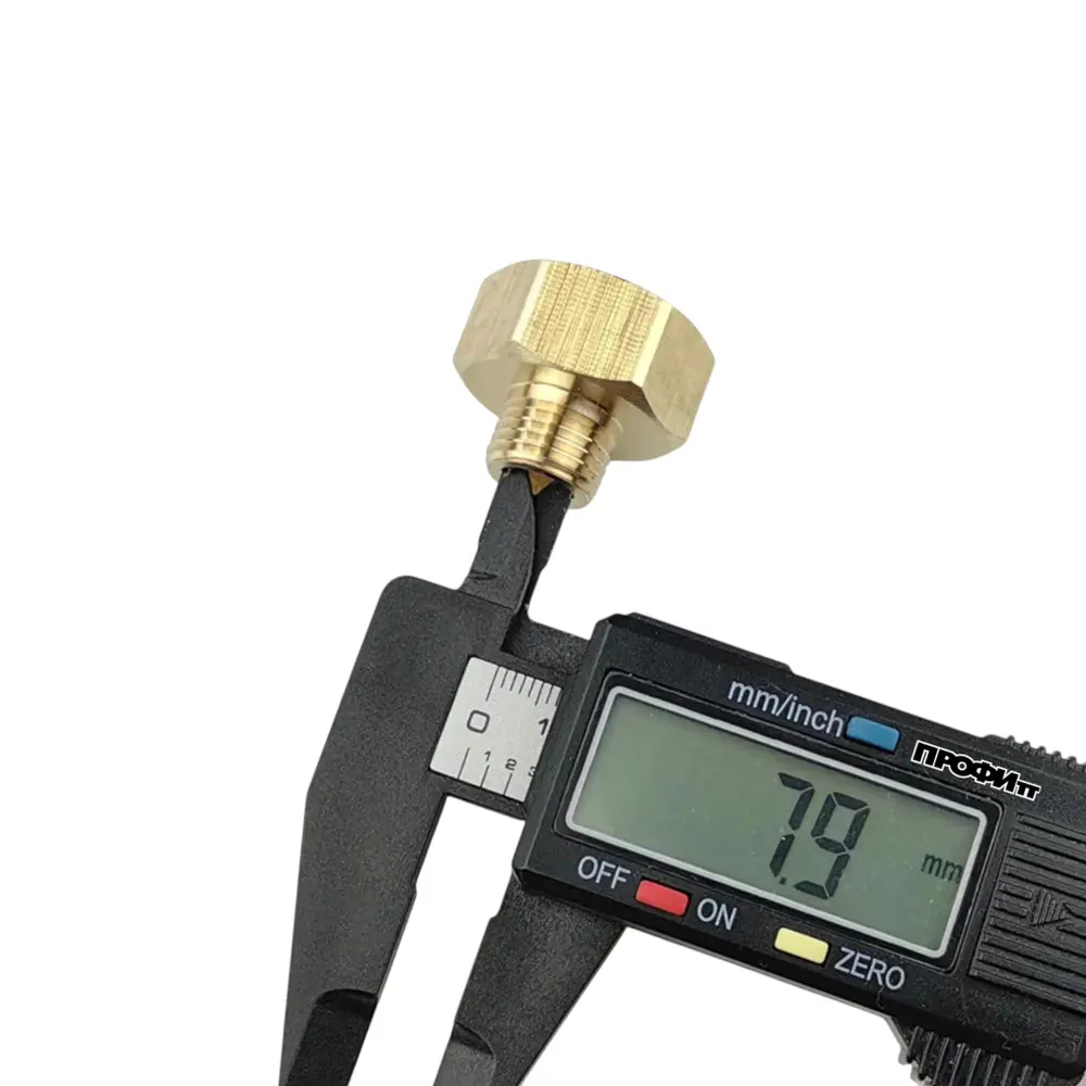 Фото 4 Переходник Профитт 1/2"x1/4" ВР-НР латунь Фото 4 Переходник Профитт 1/2"x1/4" ВР-НР латунь