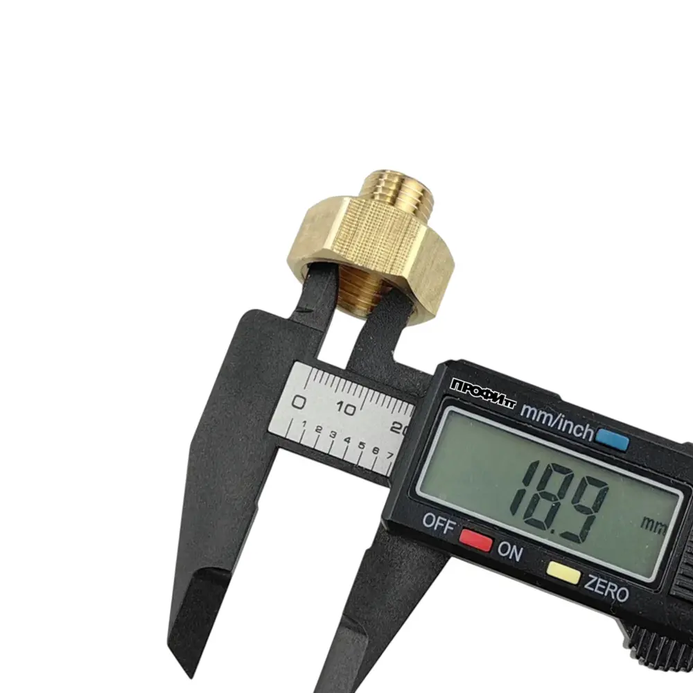 Фото 7 Переходник Профитт 1/2"x1/4" ВР-НР латунь Фото 7 Переходник Профитт 1/2"x1/4" ВР-НР латунь