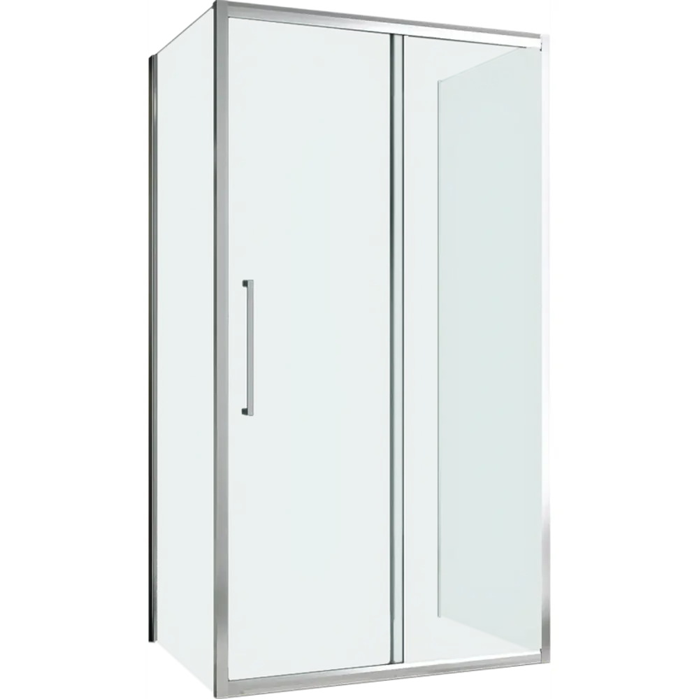 Фото 2 Душевой уголок Abber Schwarzer Diamant 613970 прямоугольный 100x80см серебристый блеск профиль эффект стекла прозрачный Фото 2 Душевой уголок Abber Schwarzer Diamant 613970 прямоугольный 100x80см серебристый блеск профиль эффект стекла прозрачный