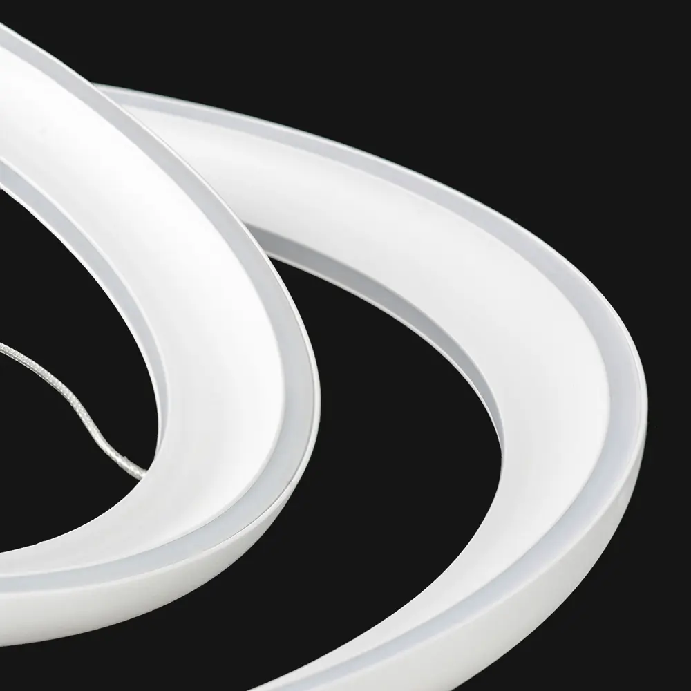 Фото 2 Люстра подвесная светодиодная Lussole Hardin Lsp-7426 35 м² нейтральный белый свет цвет белый