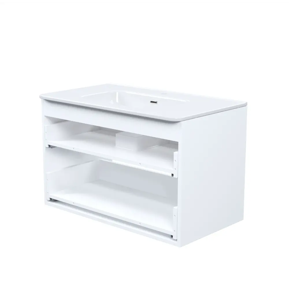Фото 2 Каркас тумбы подвесной с раковиной Iddis Lahta LAH80W0i95K 50x80x47 см цвет белый Фото 2 Каркас тумбы подвесной с раковиной Iddis Lahta LAH80W0i95K 50x80x47 см цвет белый