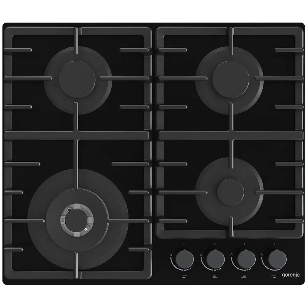 Фото Газовая варочная панель Gorenje GTW641BHF 60 см 4 конфорки цвет черный Фото Газовая варочная панель Gorenje GTW641BHF 60 см 4 конфорки цвет черный
