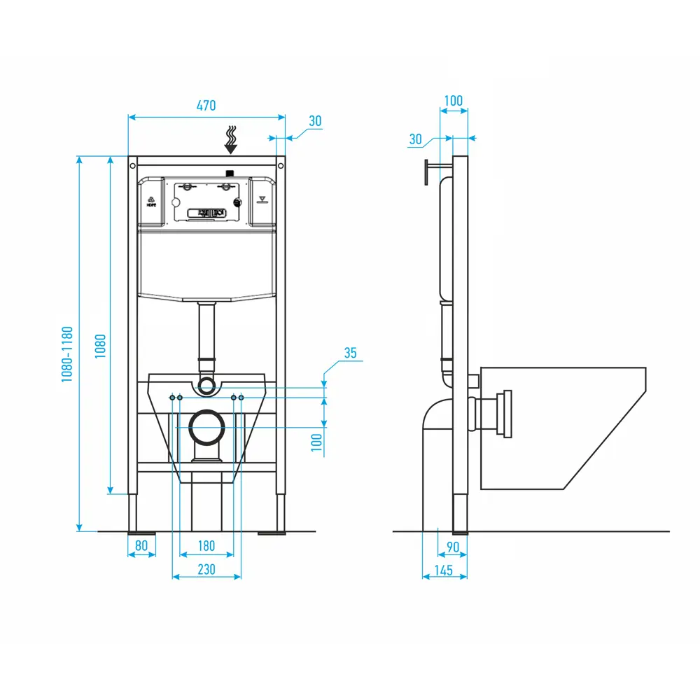 Фото 6 Инсталляция для унитаза JOKI Jks035203bm