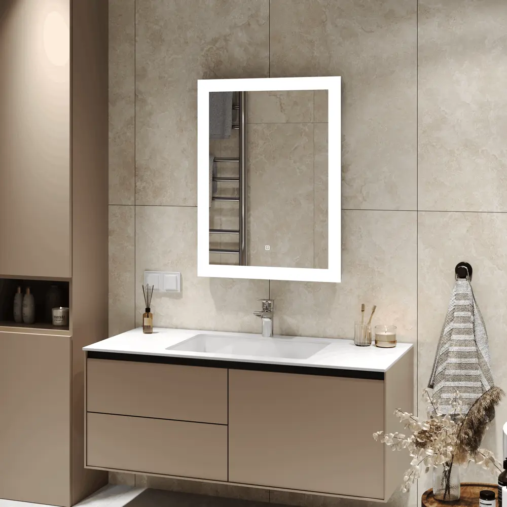 Фото Зеркало для ванной комнаты Melange LED Фото Зеркало для ванной комнаты Melange LED