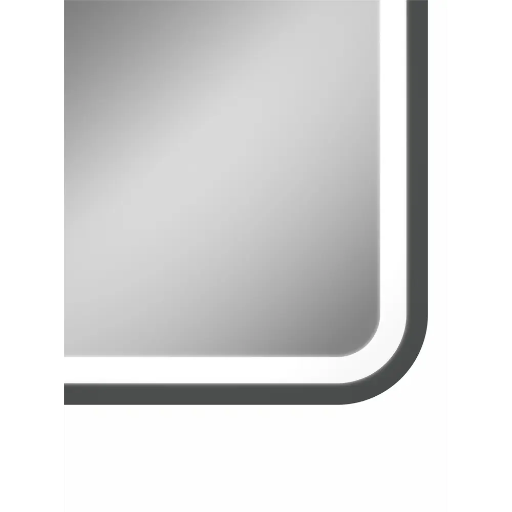Фото 4 Зеркало с подсветкой Simple Gray LED 60x80 см Фото 4 Зеркало с подсветкой Simple Gray LED 60x80 см