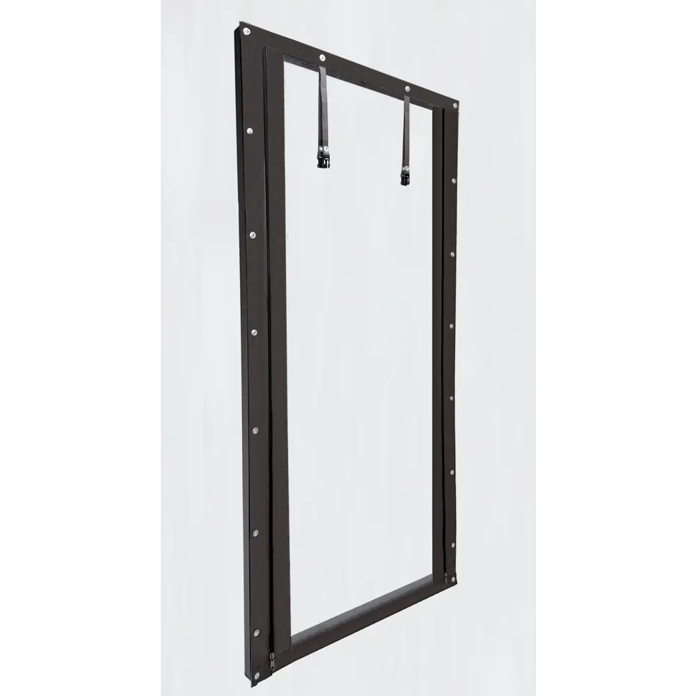 Фото Мягкая дверь на молниях 115x180см коричневый Фото Мягкая дверь на молниях 115x180см коричневый