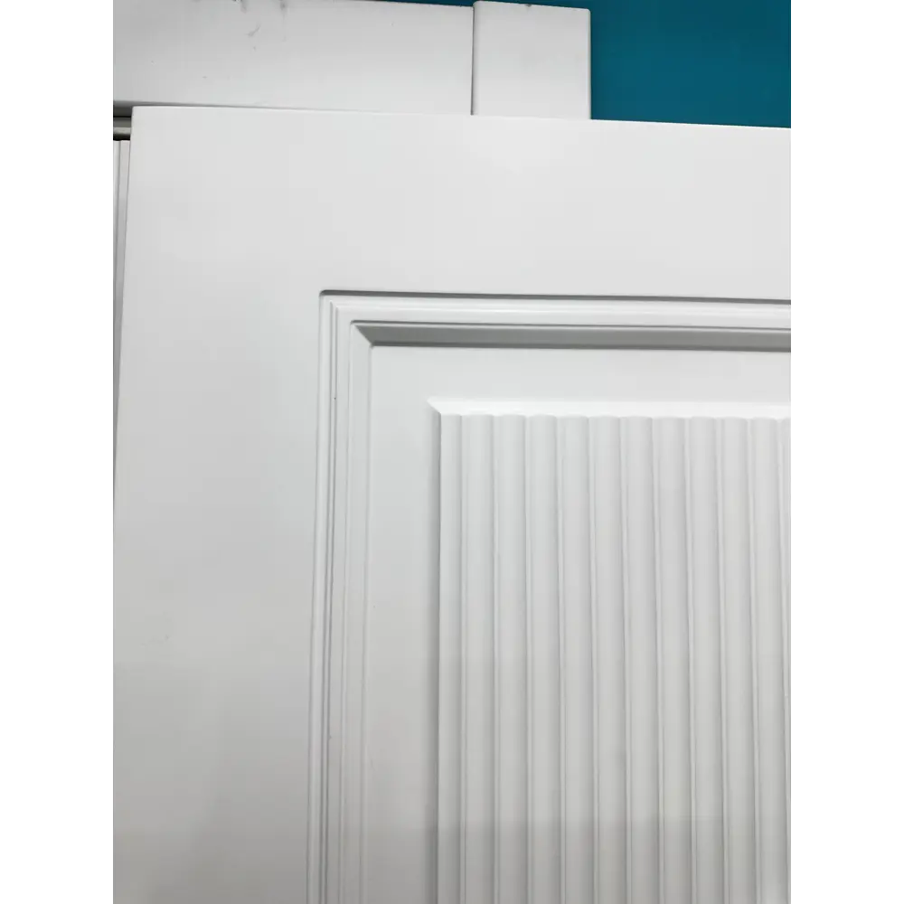 Фото 7 Комплект межкомнатной двери Wanmark Рим-1ф глухая 200x90см эмаль цвет белый с коробом и наличниками Фото 7 Комплект межкомнатной двери Wanmark Рим-1ф глухая 200x90см эмаль цвет белый с коробом и наличниками