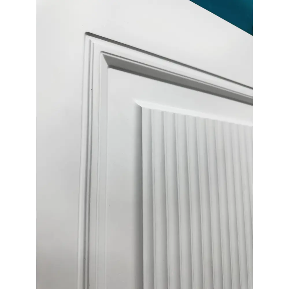 Фото 9 Комплект межкомнатной двери Wanmark Рим-1ф глухая 200x90см эмаль цвет белый с коробом и наличниками Фото 9 Комплект межкомнатной двери Wanmark Рим-1ф глухая 200x90см эмаль цвет белый с коробом и наличниками