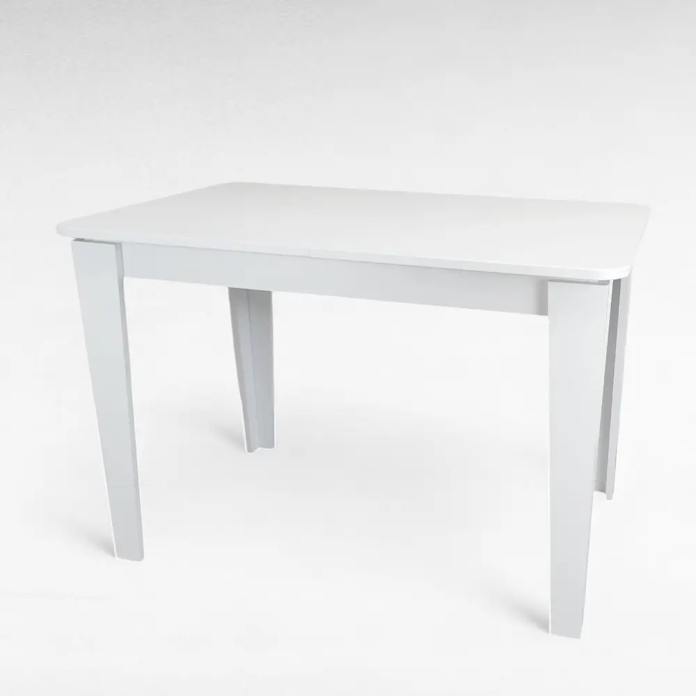 Фото Кухонный стол прямоугольный Терминал Kewin 110-145x70x75.50 см ДСП цвет белый Фото Кухонный стол прямоугольный Терминал Kewin 110-145x70x75.50 см ДСП цвет белый
