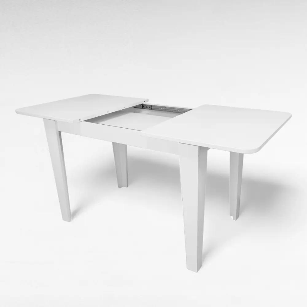 Фото 7 Кухонный стол прямоугольный Терминал Kewin 110-145x70x75.50 см ДСП цвет белый Фото 7 Кухонный стол прямоугольный Терминал Kewin 110-145x70x75.50 см ДСП цвет белый