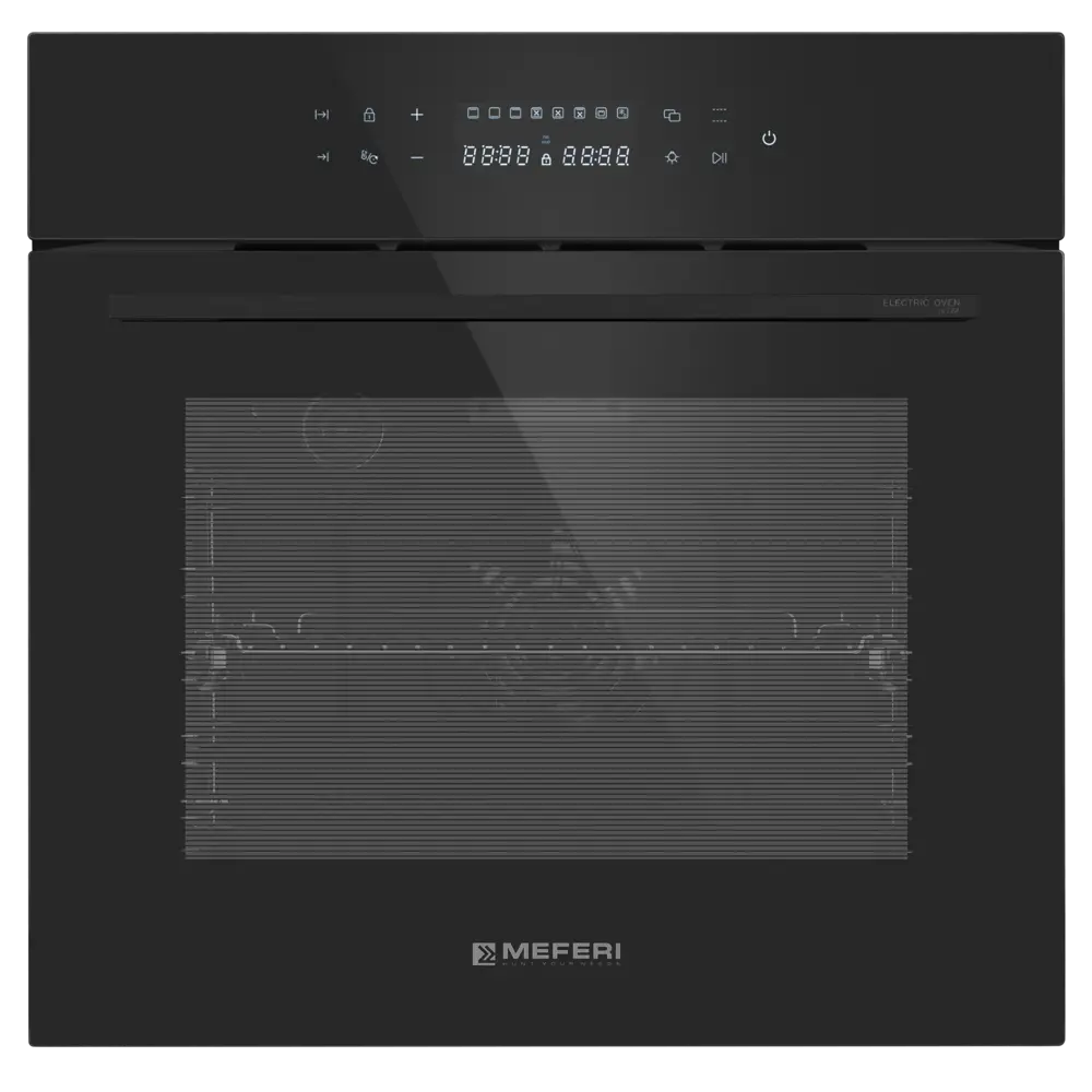 Фото Традиционный встраиваемый духовой шкаф Meferi MEO6010BK MATT ULTRA 59.5х59.5х53.1 см цвет черный Фото Традиционный встраиваемый духовой шкаф Meferi MEO6010BK MATT ULTRA 59.5х59.5х53.1 см цвет черный