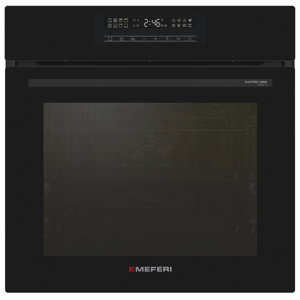 Фото 4 Традиционный встраиваемый духовой шкаф Meferi MEO6016BK Comfort plus 59.5х59.5х56.7 см цвет черный Фото 4 Традиционный встраиваемый духовой шкаф Meferi MEO6016BK Comfort plus 59.5х59.5х56.7 см цвет черный