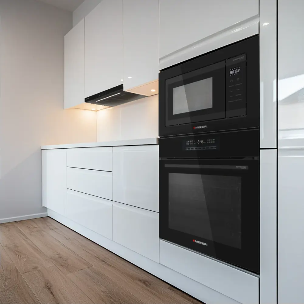 Фото 3 Встраиваемая микроволновая печь Meferi MMO6020BK COMFORT 20 л 59.5x38.4x37 см цвет черный Фото 3 Встраиваемая микроволновая печь Meferi MMO6020BK COMFORT 20 л 59.5x38.4x37 см цвет черный
