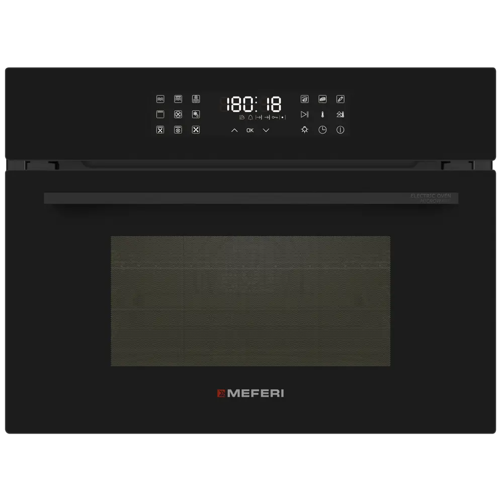 Фото 9 Традиционный встраиваемый духовой шкаф Meferi MEO609BK MICROWAVE 59.5х45.5х55.2 см цвет черный Фото 9 Традиционный встраиваемый духовой шкаф Meferi MEO609BK MICROWAVE 59.5х45.5х55.2 см цвет черный