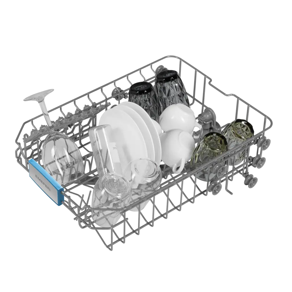 Фото 9 Отдельностоящая посудомоечная машина Meferi MDW4562WH FS LIGHT 44.8 см 6 программ цвет белый Фото 9 Отдельностоящая посудомоечная машина Meferi MDW4562WH FS LIGHT 44.8 см 6 программ цвет белый