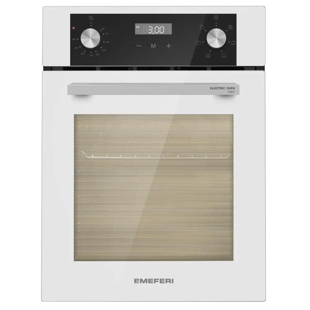 Фото Электрический духовой шкаф Meferi MEO456WH POWER 45x60x56 см цвет белый Фото Электрический духовой шкаф Meferi MEO456WH POWER 45x60x56 см цвет белый