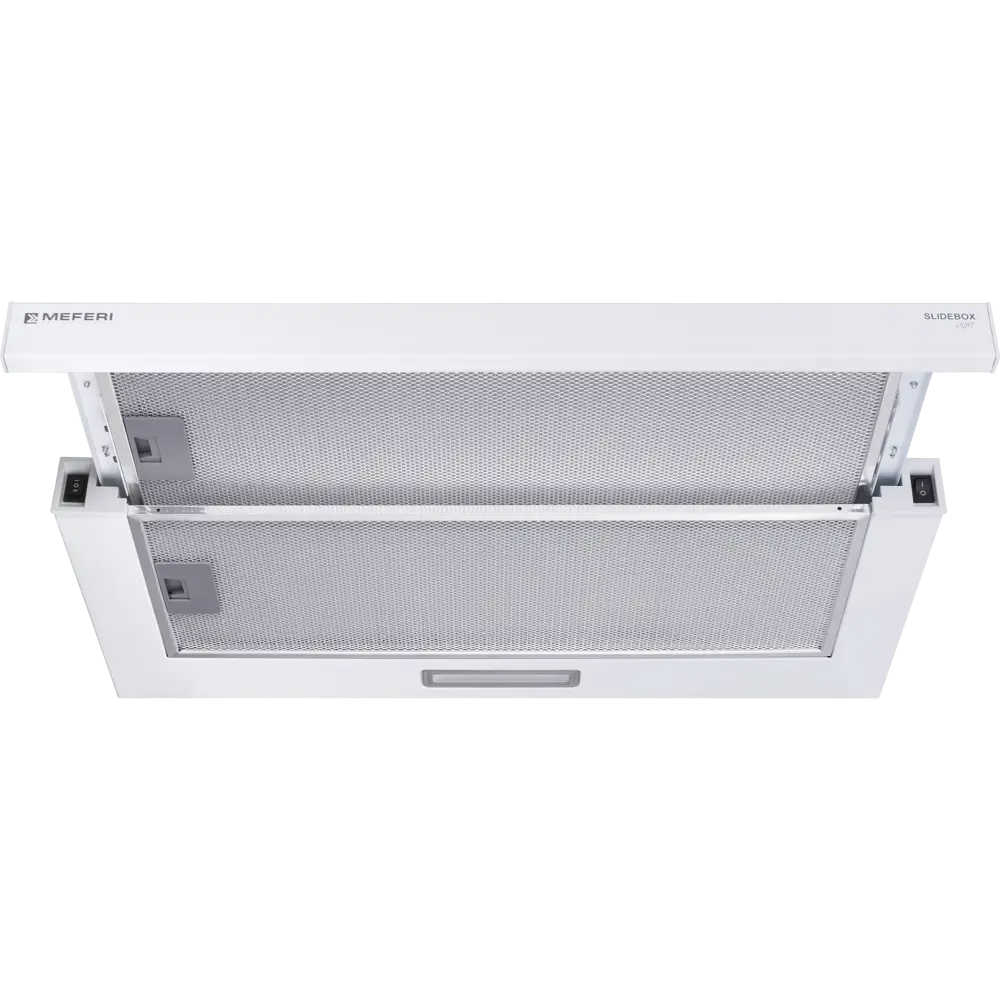 Фото 12 Встраиваемая вытяжка Meferi Slidebox60WH Light 60 см цвет белый Фото 12 Встраиваемая вытяжка Meferi Slidebox60WH Light 60 см цвет белый