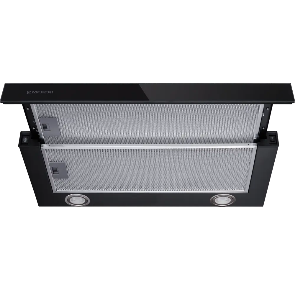Фото 12 Встраиваемая вытяжка Meferi Slidebox60BK GLASS Ultra 60 см цвет черный Фото 12 Встраиваемая вытяжка Meferi Slidebox60BK GLASS Ultra 60 см цвет черный