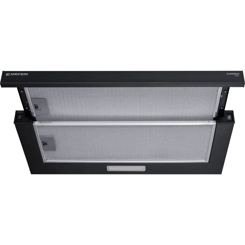 Фото 12 Встраиваемая вытяжка Meferi Slidebox60BK Light 60 см цвет черный Фото 12 Встраиваемая вытяжка Meferi Slidebox60BK Light 60 см цвет черный