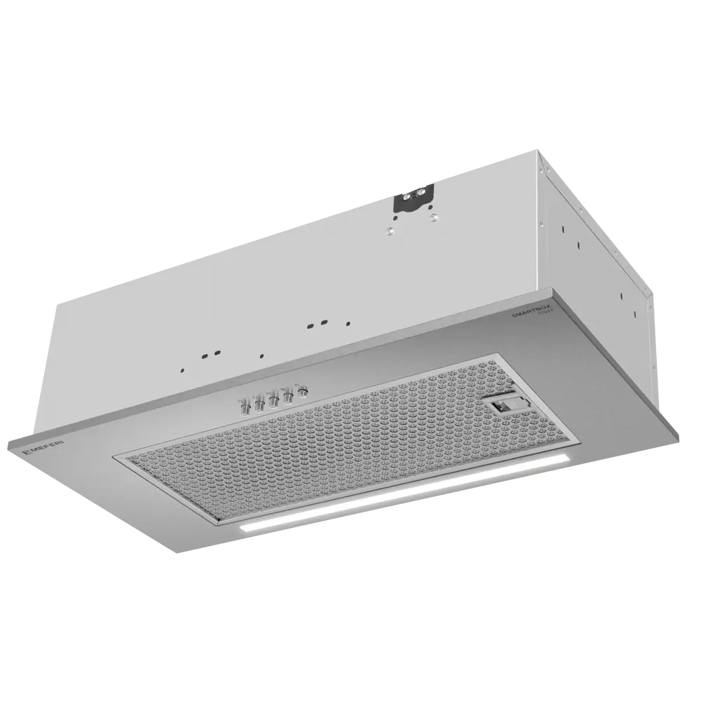 Фото Вытяжка полновстраиваемая Meferi SMARTBOX60IX POWER 60 см цвет серый /серебристый Фото Вытяжка полновстраиваемая Meferi SMARTBOX60IX POWER 60 см цвет серый /серебристый