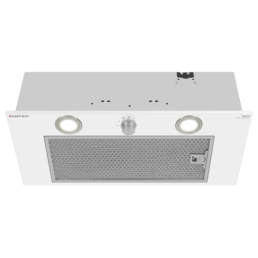 Фото 2 Вытяжка полновстраиваемая Meferi INBOX60WH PUSH COMFORT 60 см цвет белый Фото 2 Вытяжка полновстраиваемая Meferi INBOX60WH PUSH COMFORT 60 см цвет белый