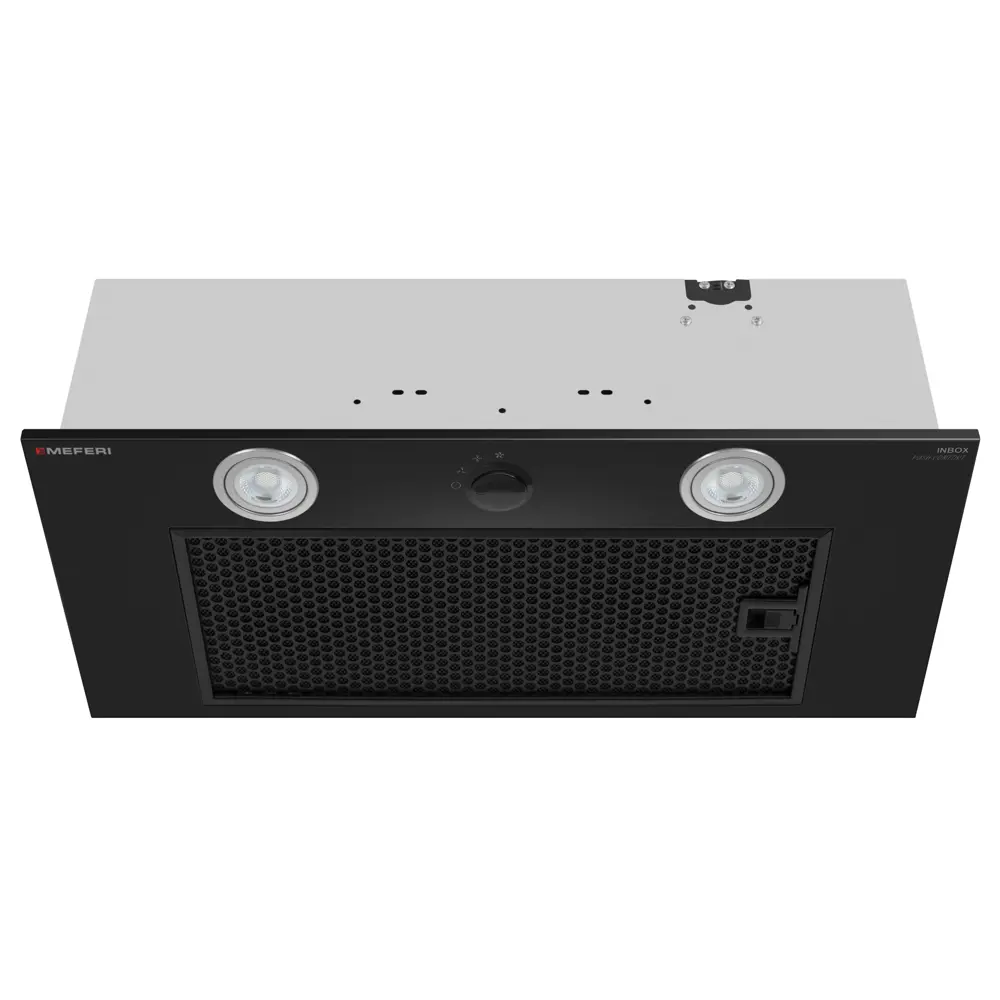 Фото 7 Вытяжка полновстраиваемая Meferi INBOX60BK PUSH COMFORT 60 см цвет черный Фото 7 Вытяжка полновстраиваемая Meferi INBOX60BK PUSH COMFORT 60 см цвет черный