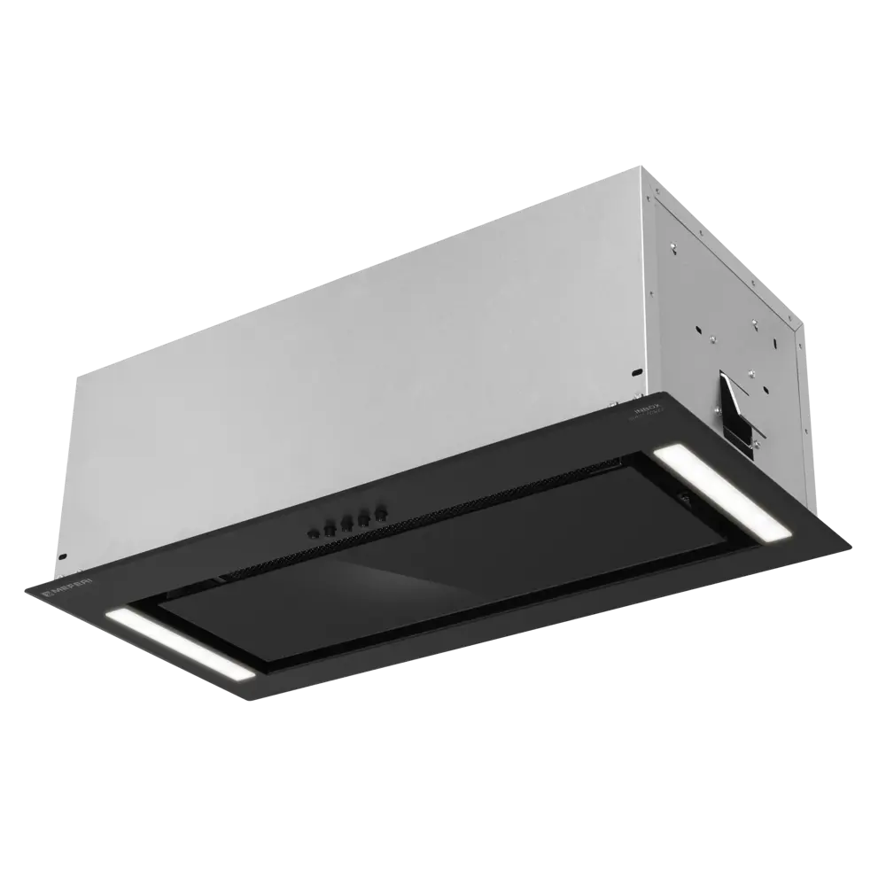Фото Вытяжка полновстраиваемая Meferi INBOX60BK GLASS POWER 60 см цвет черный Фото Вытяжка полновстраиваемая Meferi INBOX60BK GLASS POWER 60 см цвет черный