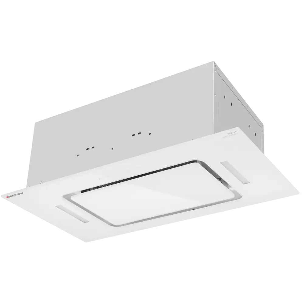 Фото 2 Вытяжка полновстраиваемая Meferi INBOX60WH GLASS COMFORT 60 см цвет белый Фото 2 Вытяжка полновстраиваемая Meferi INBOX60WH GLASS COMFORT 60 см цвет белый