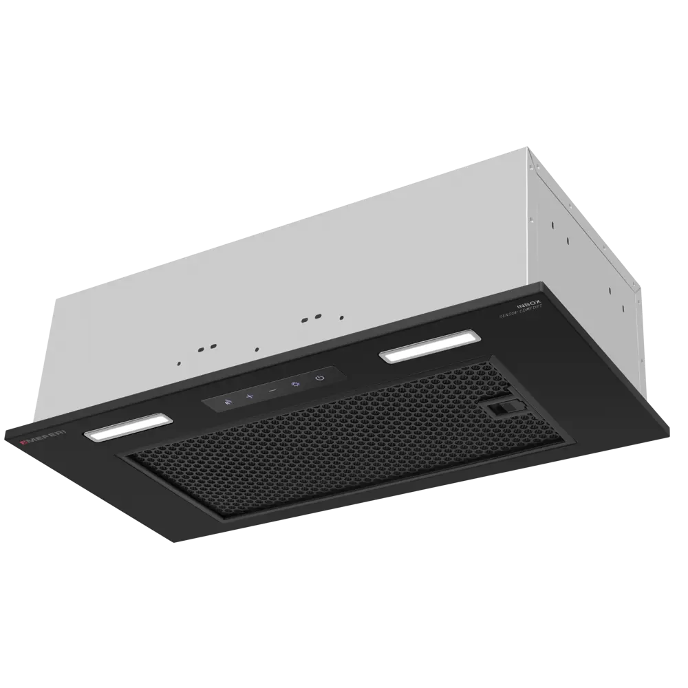 Фото Вытяжка полновстраиваемая Meferi INBOX60BK SENSOR COMFORT 60 см цвет черный Фото Вытяжка полновстраиваемая Meferi INBOX60BK SENSOR COMFORT 60 см цвет черный