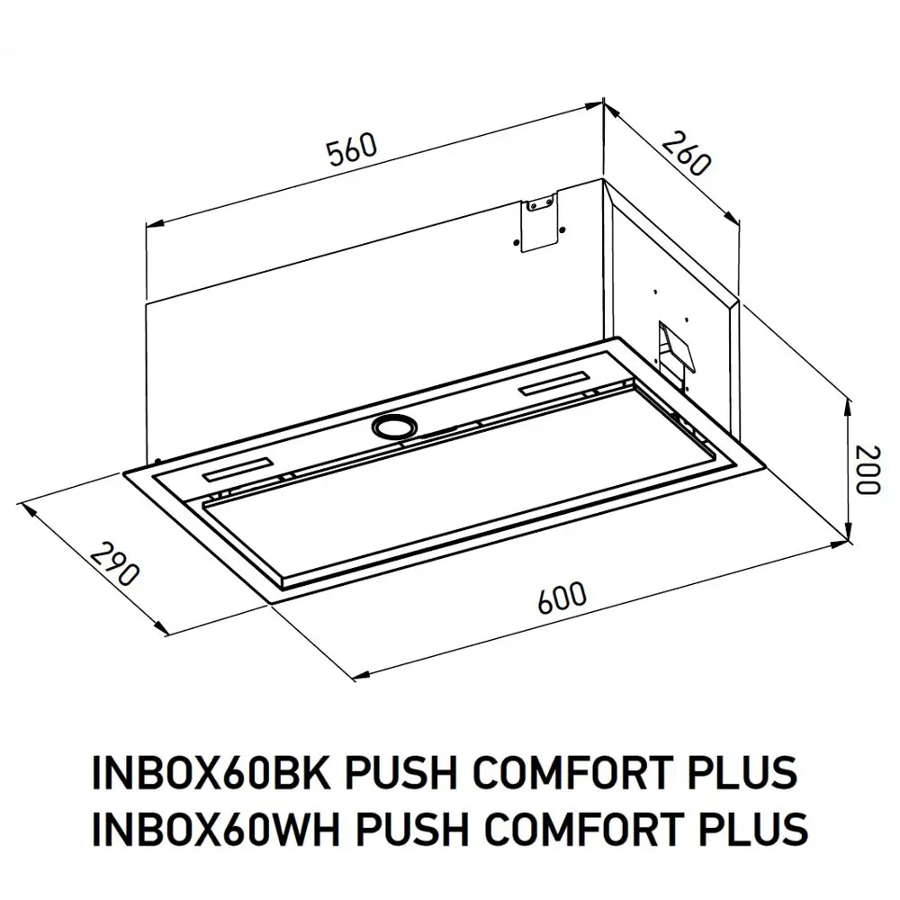 Фото 17 Вытяжка полновстраиваемая Meferi INBOX60WH PUSH COMFORT PLUS 60 см цвет белый Фото 17 Вытяжка полновстраиваемая Meferi INBOX60WH PUSH COMFORT PLUS 60 см цвет белый