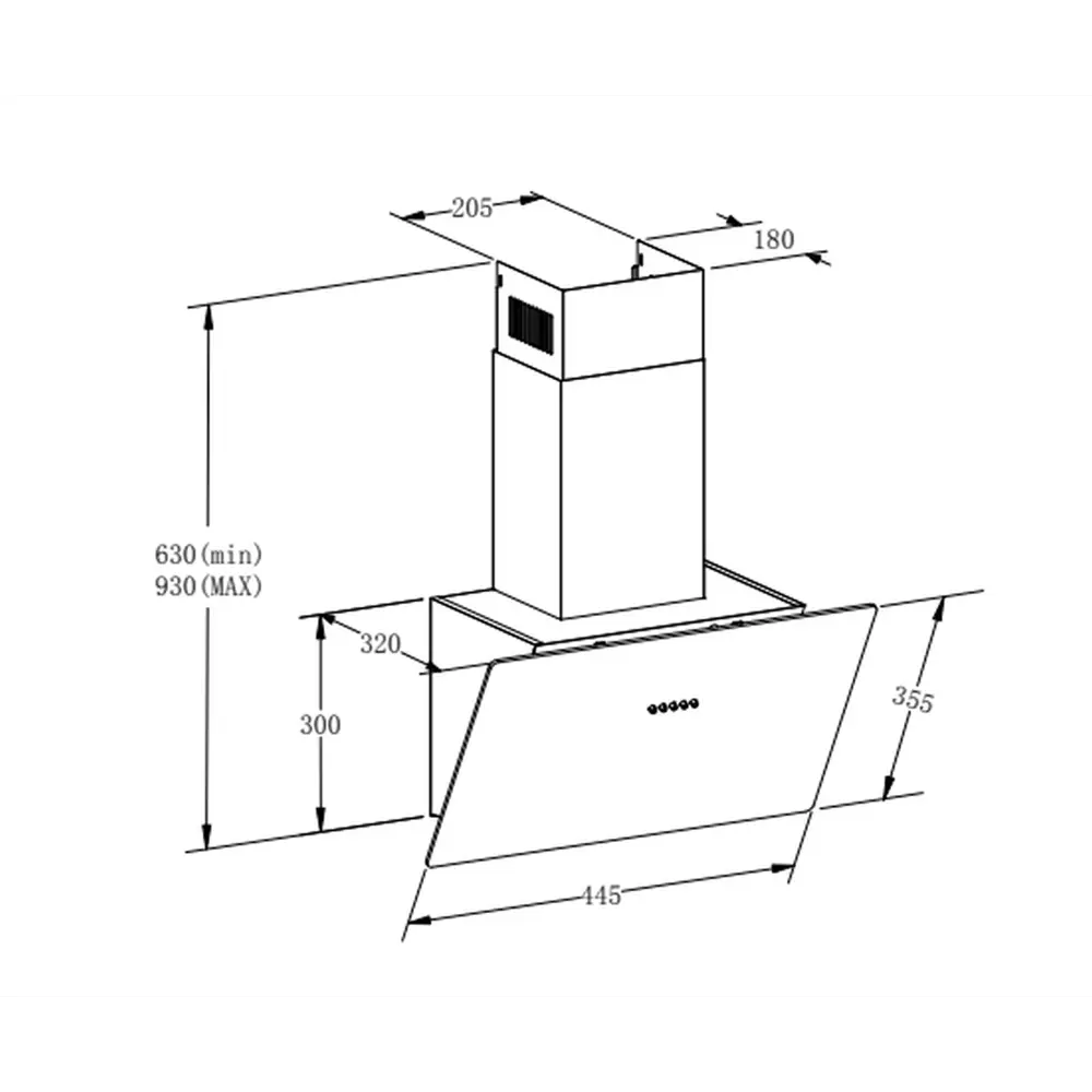 Фото 17 Вытяжка Meferi AIRBOX45WH LIGHT 45 см цвет белый Фото 17 Вытяжка Meferi AIRBOX45WH LIGHT 45 см цвет белый