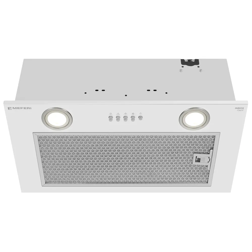 Фото 7 Встраиваемая вытяжка Meferi INBOX52WH POWER 52 см цвет белый Фото 7 Встраиваемая вытяжка Meferi INBOX52WH POWER 52 см цвет белый