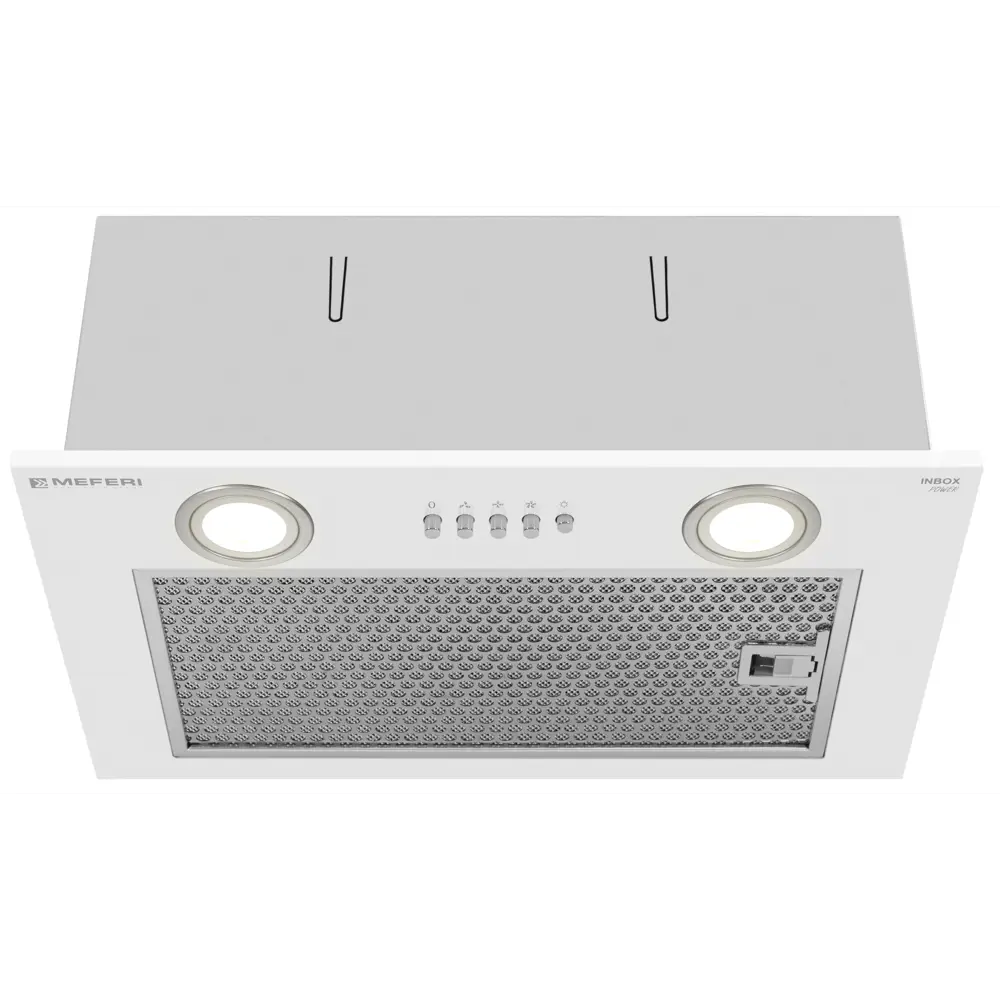 Фото 8 Встраиваемая вытяжка Meferi INBOX45WH POWER 45 см цвет белый Фото 8 Встраиваемая вытяжка Meferi INBOX45WH POWER 45 см цвет белый