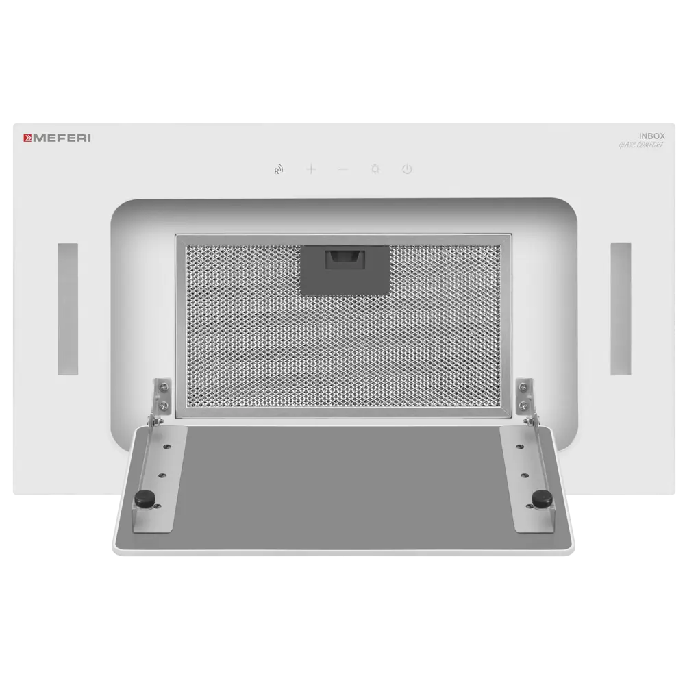 Фото 4 Встраиваемая вытяжка Meferi INBOX52WH GLASS COMFORT 52 см цвет белый Фото 4 Встраиваемая вытяжка Meferi INBOX52WH GLASS COMFORT 52 см цвет белый
