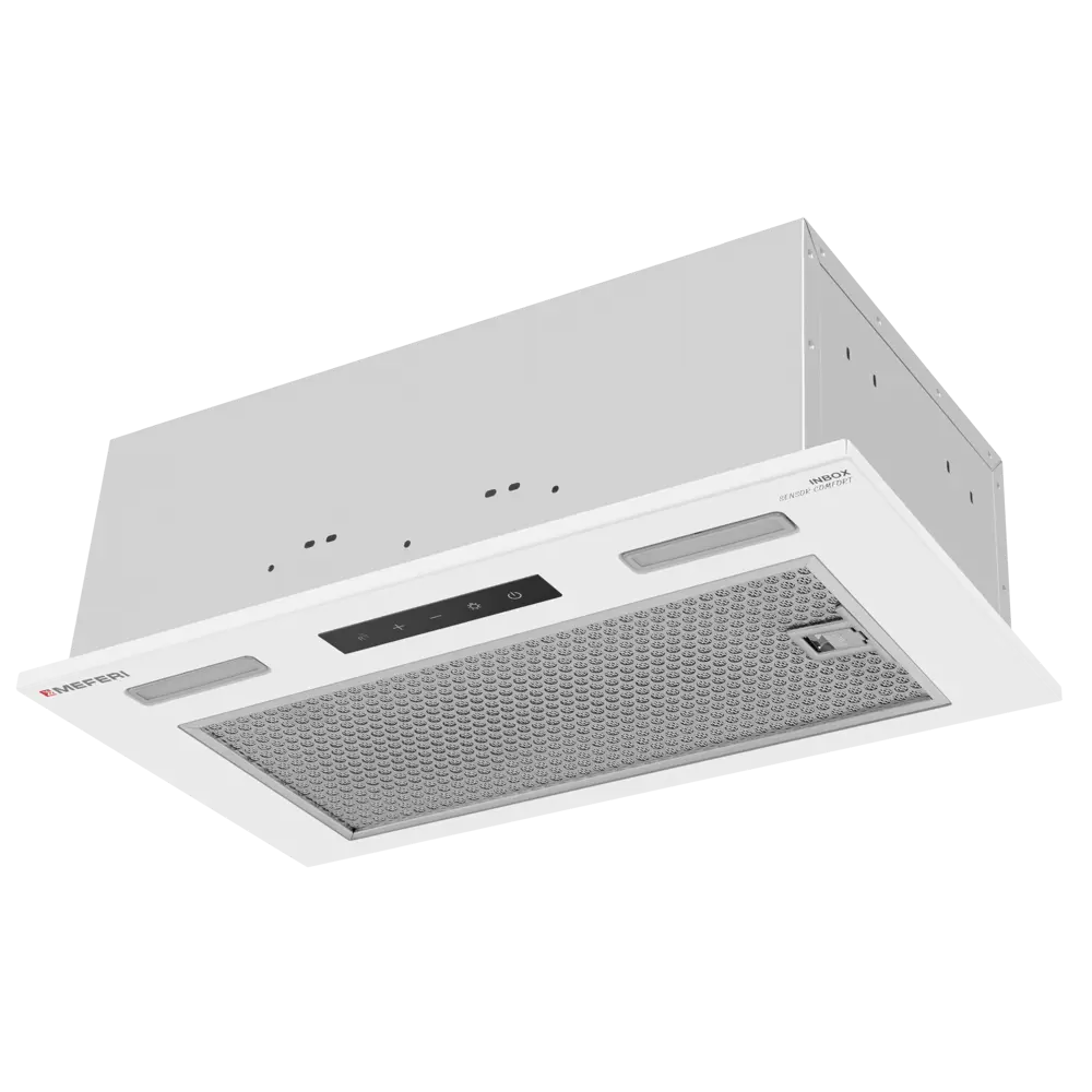 Фото 2 Встраиваемая вытяжка Meferi INBOX52WH SENSOR COMFORT 52 см цвет белый Фото 2 Встраиваемая вытяжка Meferi INBOX52WH SENSOR COMFORT 52 см цвет белый