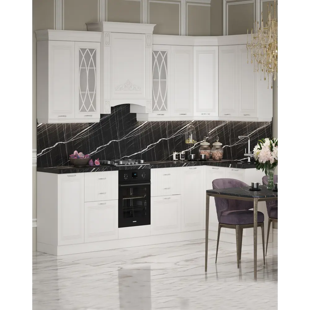 Фото Кухонный гарнитур Селена Safina grand Селена_3,3х1,5 330x237x150 см ЛДСП цвет шампань Фото Кухонный гарнитур Селена Safina grand Селена_3,3х1,5 330x237x150 см ЛДСП цвет шампань