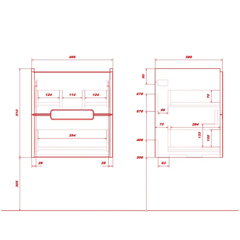 Фото 4 Тумба под раковину RUVANN KANI 50 в ванную подвесная цвет белый Фото 4 Тумба под раковину RUVANN KANI 50 в ванную подвесная цвет белый
