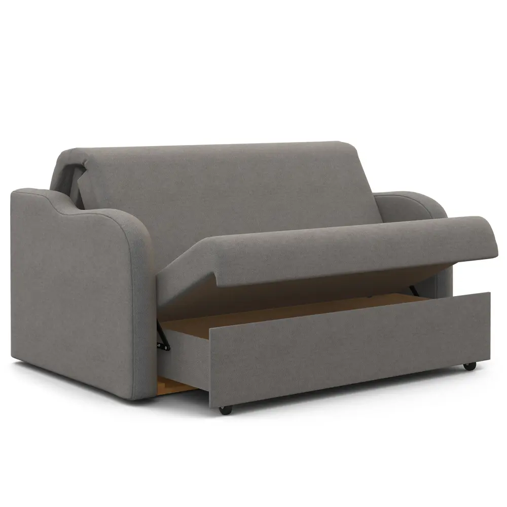 Фото 4 Диван раскладной Гамма Коломбо 120x95x110 см рогожка цвет серый Фото 4 Диван раскладной Гамма Коломбо 120x95x110 см рогожка цвет серый