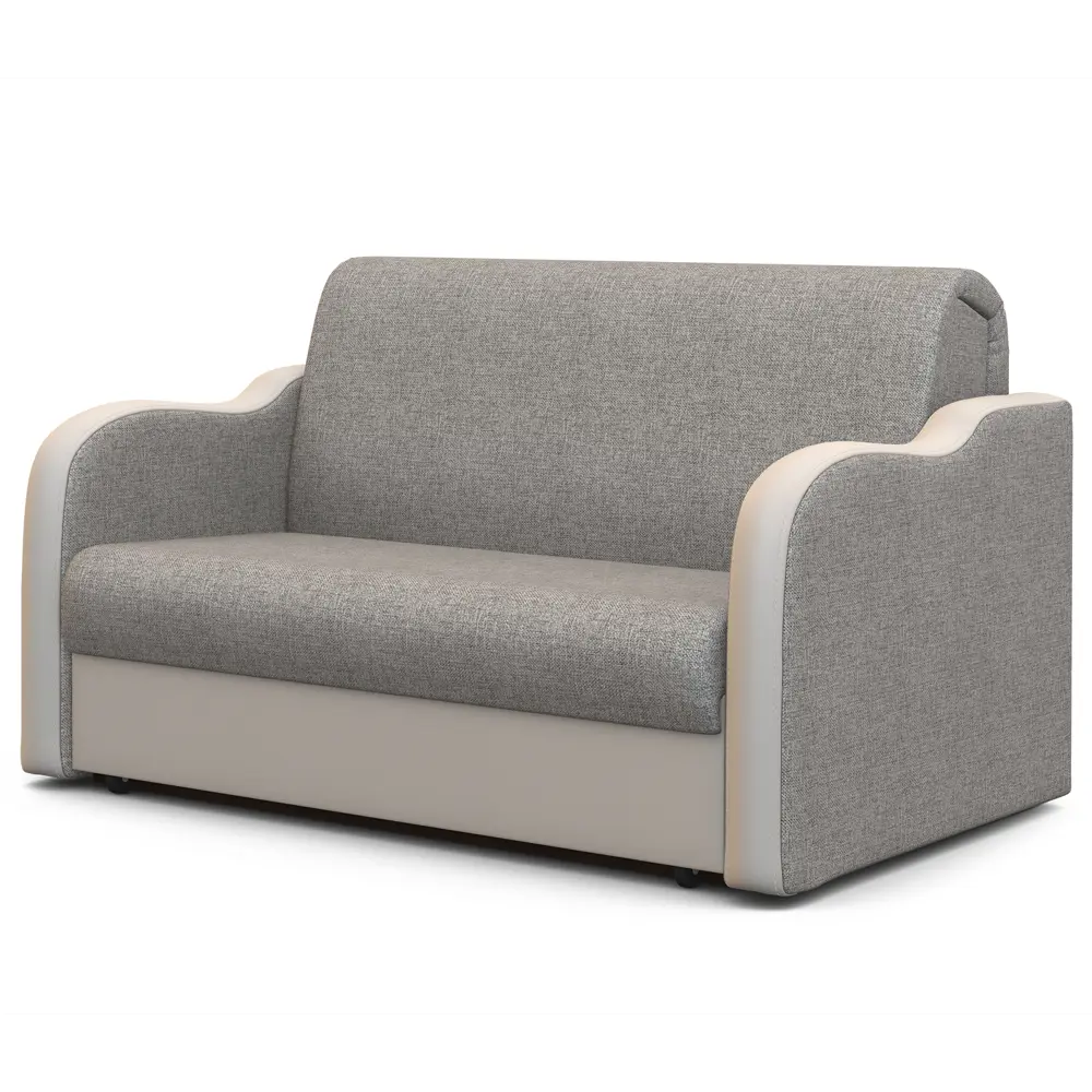 Фото 3 Диван раскладной Гамма Коломбо 180x95x110 см рогожка цвет бежевый/светло-серый