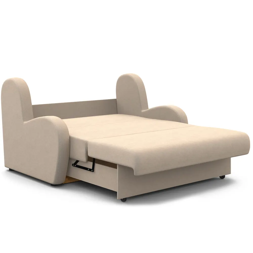 Фото 6 Диван раскладной Гамма Барон 180x95x110 см велюр цвет бежевый
